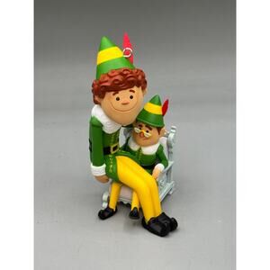 ELF the Movie 2022 Hallmark Ornament Will Ferrel Papa's Lap